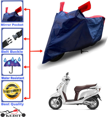 KEDIT Two Wheeler Cover for Honda(Aviator, Red, Blue)
