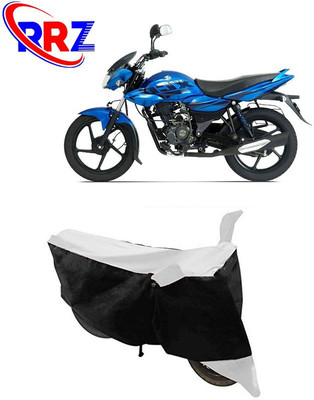 RRZ Waterproof Two Wheeler Cover for Bajaj(XCD 125cc, Black, White)
