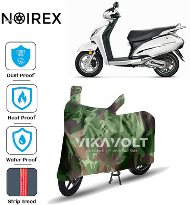 NOIREX Waterproof Two Wheeler Cover for Honda(Activa 4G, Green)
