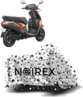 NOIREX Two Wheeler Cover for Hero(Pleasure, Silver)