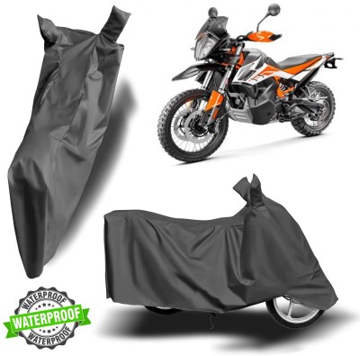 NG Auto Front Waterproof Two Wheeler Cover for KTM(390 Adventure, Grey)