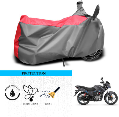 SnehaSales Waterproof Two Wheeler Cover for Hero(Glamour i3s, Grey, Red)