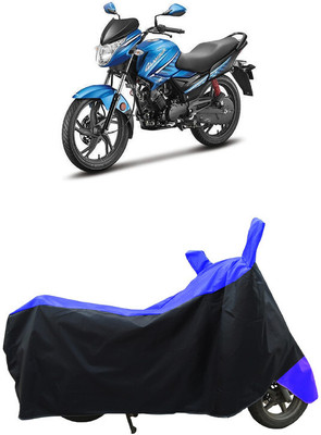 Coxtor Waterproof Two Wheeler Cover for Hero(Glamour FI, Blue)