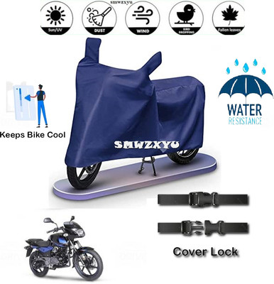 smwzxyu Waterproof Two Wheeler Cover for Bajaj(Pulsar 150, Blue)