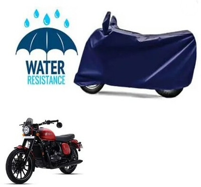 Tritika Waterproof Two Wheeler Cover for JAWA(42, Blue)