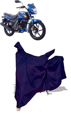 Amexride Two Wheeler Cover for TVS(Flame 125, Blue)