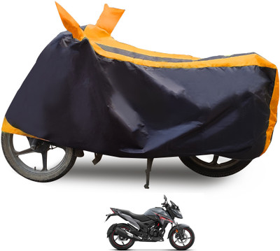 Euro Care Waterproof Two Wheeler Cover for Honda(X-Blade, Orange)