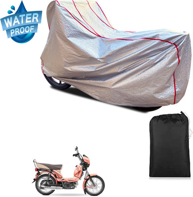 GOSHIV-car and bike accessories Waterproof Two Wheeler Cover for TVS(Silver)