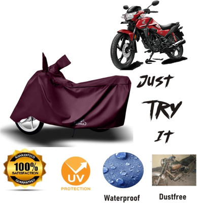 SK AUTO Waterproof Two Wheeler Cover for Honda(SP 125, Maroon)