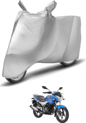 Caronix Waterproof Two Wheeler Cover for Bajaj(Discover 125 DTS-i, Silver)