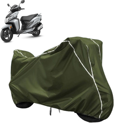 AutoGalaxy Waterproof Two Wheeler Cover for Honda(Dio, Green, White)