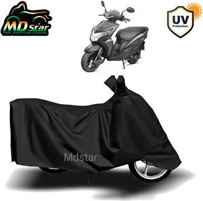 MMSSTAR Waterproof Two Wheeler Cover for Honda(Dio, Black)