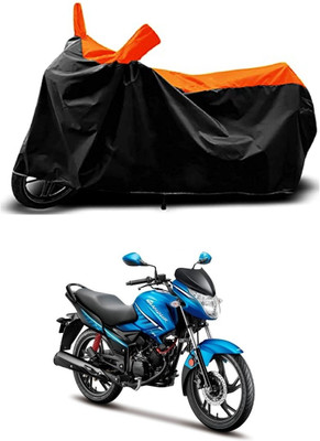 VESMEI Two Wheeler Cover for Hero(Glamour i3s, Orange)