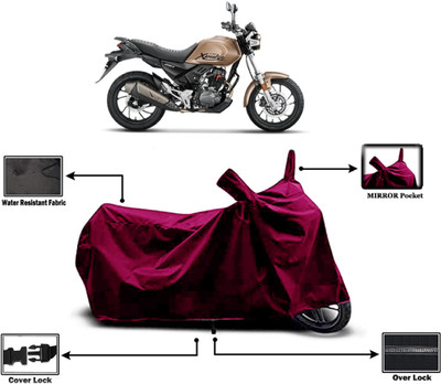 Amexride Two Wheeler Cover for Hero(MotoCorp XPulse, Maroon)
