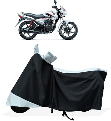 Tricway Two Wheeler Cover for Honda(CB Shine SP, White)