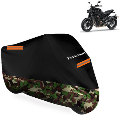 Horseyaart Waterproof Two Wheeler Cover for Yamaha(MT 09 BS6, Multicolor)