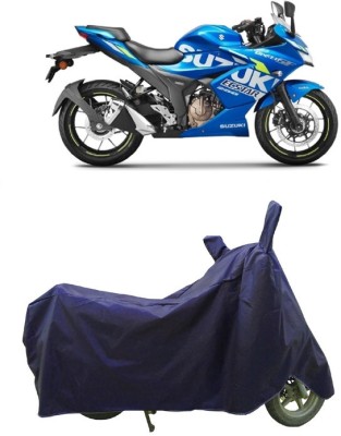 Coxtor Waterproof Two Wheeler Cover for Suzuki(Gixxer SF 250, Blue)