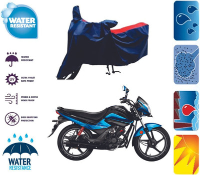 Mdstar Waterproof Two Wheeler Cover for Hero(Splendor NXG, Red, Blue)