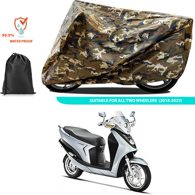 CODOKI Two Wheeler Cover for Hero(Leap Hybrid SES BS6, Yellow)