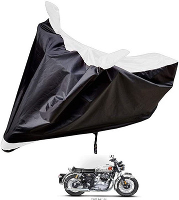 Auto Hub Two Wheeler Cover for Royal Enfield(Interceptor 650, White)
