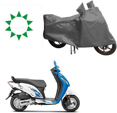 DeepShakshi AUTOMOTIVE Waterproof Two Wheeler Cover for Honda(Activa i, Grey)