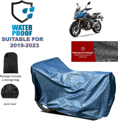 PAGORA Waterproof Two Wheeler Cover for CFMoto(650MT, Blue)