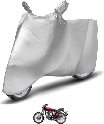 Caronix Waterproof Two Wheeler Cover for Royal Enfield(Bullet Electra Twinspark, Silver)