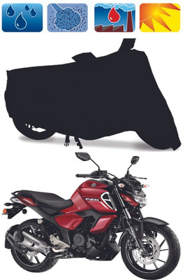 AUTOCAD Waterproof Two Wheeler Cover for Yamaha(FZ S V3.0 FI, Black)