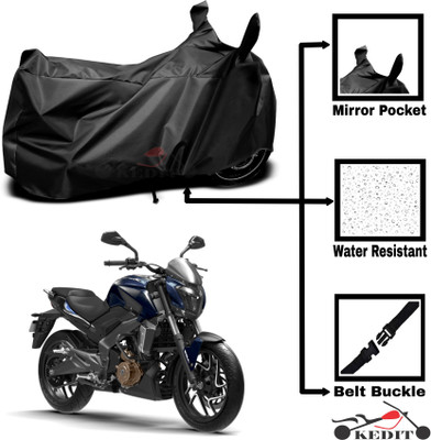 KEDIT Two Wheeler Cover for Bajaj(Dominar 400, Black)
