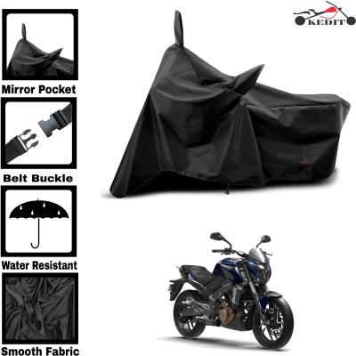 KEDIT Two Wheeler Cover for Universal For Bike(Dominar, Black)