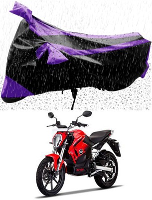 Ascension Two Wheeler Cover for Revolt(Motors RV 400, Purple, Black)