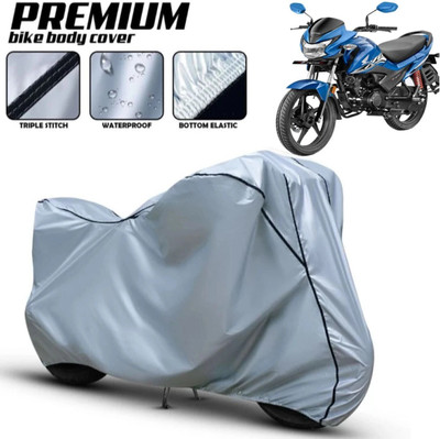 Shiv Kanha Waterproof Two Wheeler Cover for Honda(Livo, Silver)