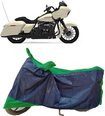 ANTOFY Two Wheeler Cover for Harley Davidson(Street Glide Special, Blue, Green)