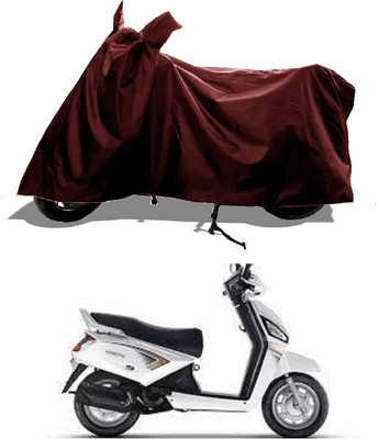 GROFATIK Two Wheeler Cover for Mahindra(Gusto BS6, Maroon)