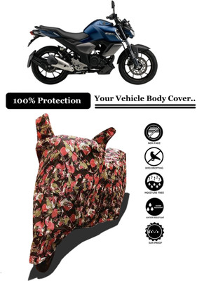 Amexride Two Wheeler Cover for Yamaha(FZ-S FI, Multicolor)