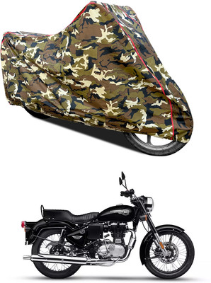 AutoGalaxy Waterproof Two Wheeler Cover for Royal Enfield(Bullet 350 Twinspark, Yellow)