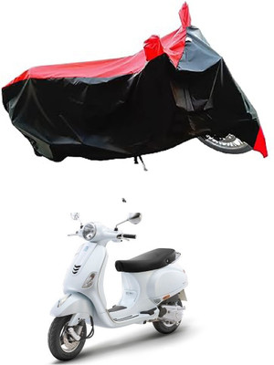 VESMEI Two Wheeler Cover for Vespa(ZX 125 BS6, Red)