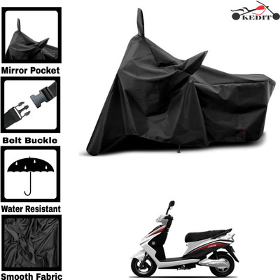 KEDIT Two Wheeler Cover for Universal For Bike(Raise, Black)