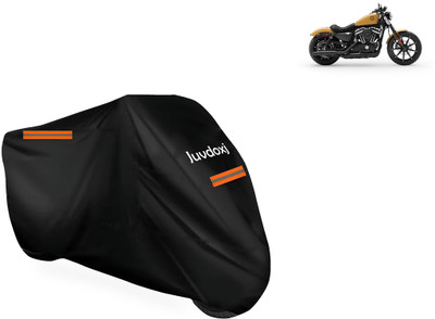 Juvdoxj Waterproof Two Wheeler Cover for Harley Davidson(Iron 883, Black)