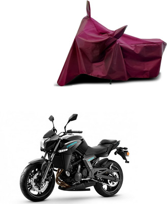 Aoriyon Waterproof Two Wheeler Cover for CFMoto(650 NK, Maroon)