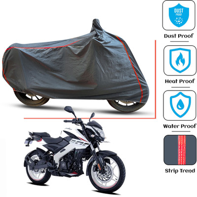 FAMEXON Waterproof Two Wheeler Cover for Bajaj(Pulsar NS 200, Grey)