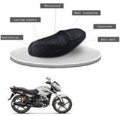 ABSONE New-cool-a+-mesh-089 Single Bike Seat Cover For Hero Glamour