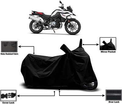 Amexride Two Wheeler Cover for BMW(F 750 GS, Black)