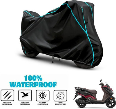 ANTHUB Waterproof Two Wheeler Cover for Suzuki(Burgman Street, Black)