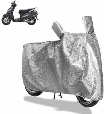 Rhtdm Waterproof Two Wheeler Cover for Honda(Activa 125, Silver)