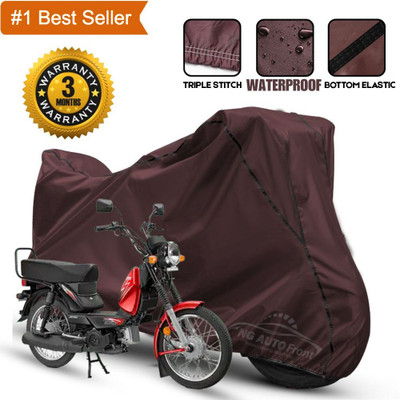 xodi Waterproof Two Wheeler Cover for TVS(XL 100, Maroon, Black)