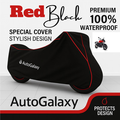 AutoGalaxy Waterproof Two Wheeler Cover for Mahindra(Mojo UT 300, Black)