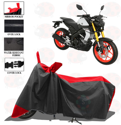 sowelar Waterproof Two Wheeler Cover for Yamaha(MT 15, Red, Black)