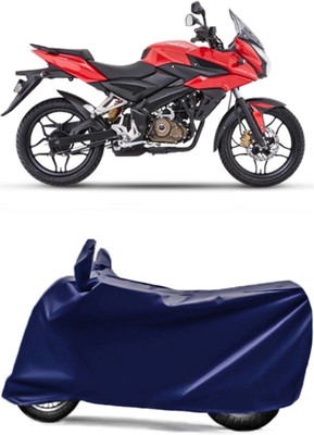 AUCTIMO Two Wheeler Cover for Bajaj(Pulsar AS 150, Blue)