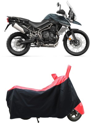 Coxtor Two Wheeler Cover for Triumph(Tiger 800, Red)